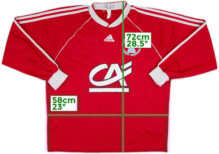 2000-01 Coupe de France L/S Shirt #11 - 6/10 - (M)