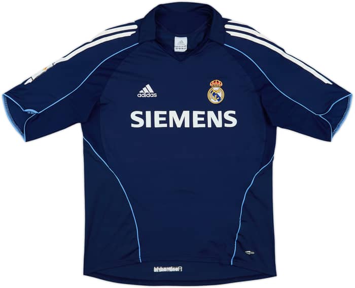 2005-06 Real Madrid Away Shirt Zidane #5 - 8/10 - (M)