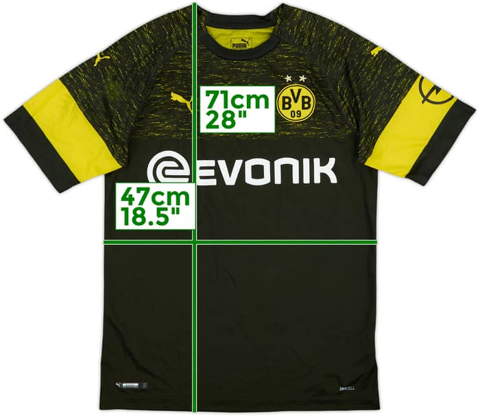 2018-19 Borussia Dortmund Away Shirt - 8/10 - (M)