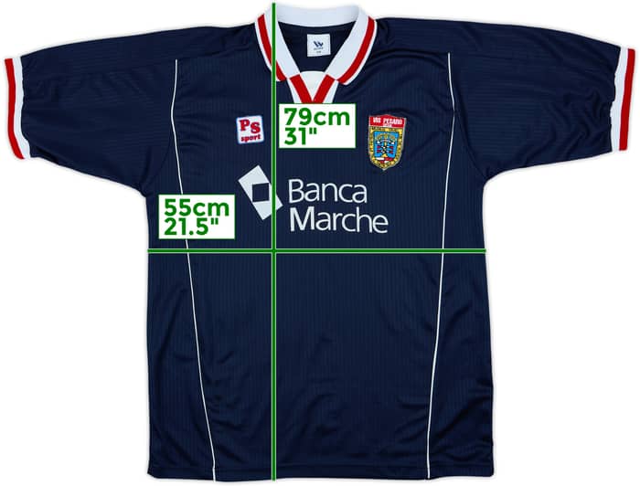 1990s Vis Pesaro Away Shirt #7 - 6/10 - (L)