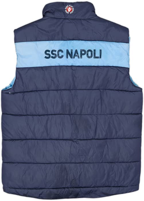2009-10 Napoli Macron Padded Gilet - 7/10 - (3XL)