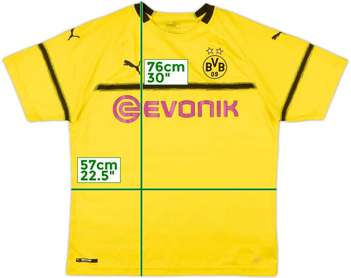 2018-19 Borussia Dortmund Cup Home Shirt - 9/10 - (XL)