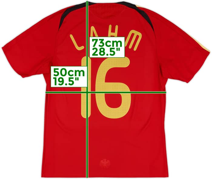 2008-09 Germany Away Shirt Lahm #16 - 6/10 - (M)