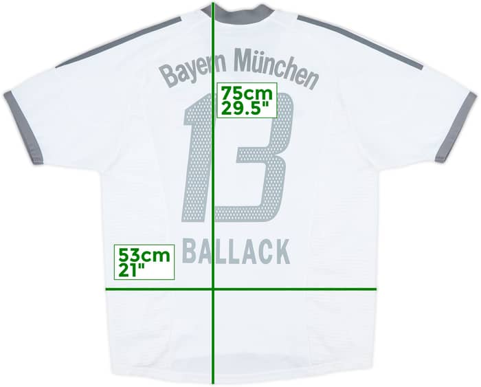 2002-03 Bayern Munich Away Shirt Ballack #13 - 8/10 - (M)