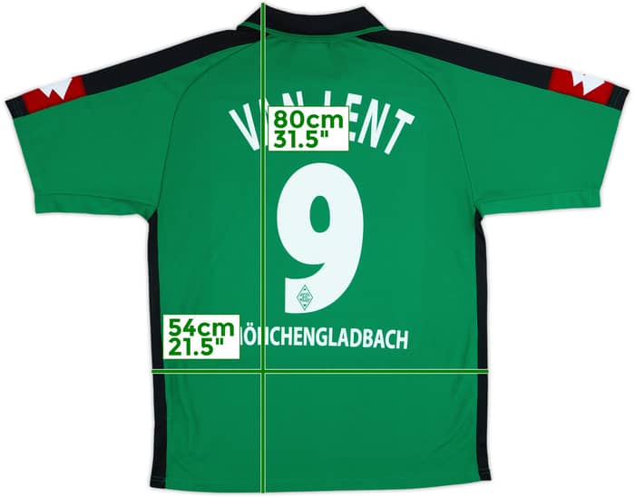 2003-04 Borussia Monchengladbach Away Shirt Van Lent #9 - 8/10 - (L)