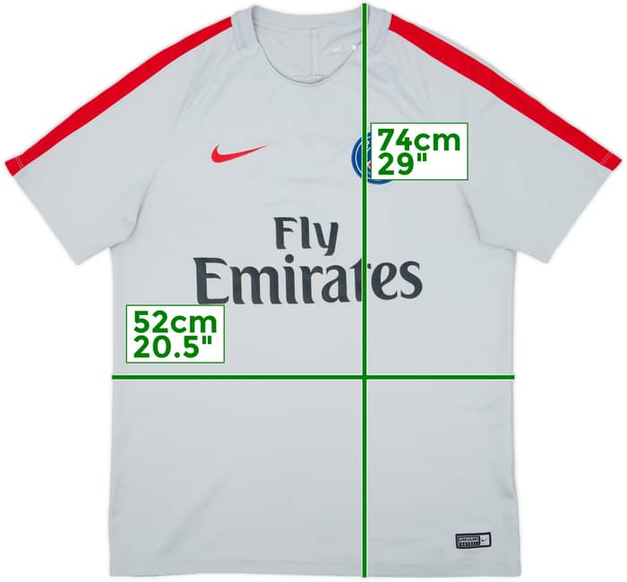 2017-18 Paris Saint-Germain Nike Training Shirt - 8/10 - (L)