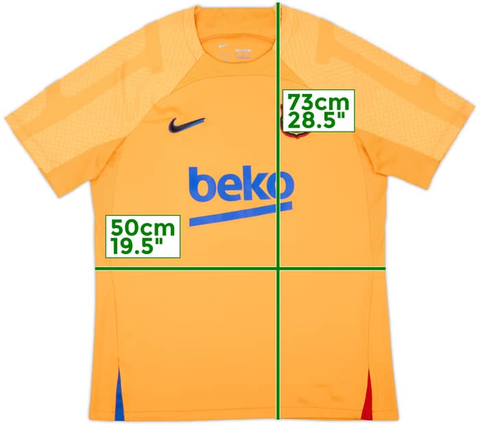 2022-23 Barcelona Nike Training Shirt - 7/10 - (L)