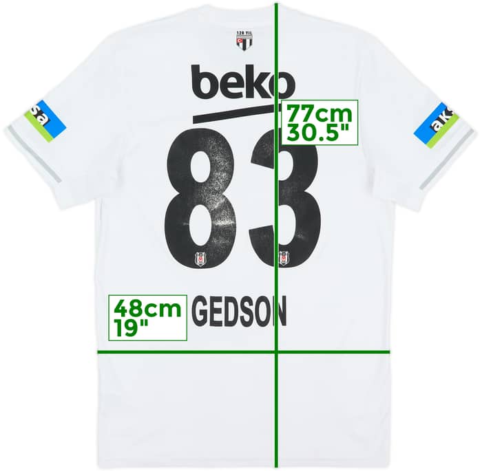 2022-23 Besiktas Home Shirt Gedson #83 - 6/10 - (M)