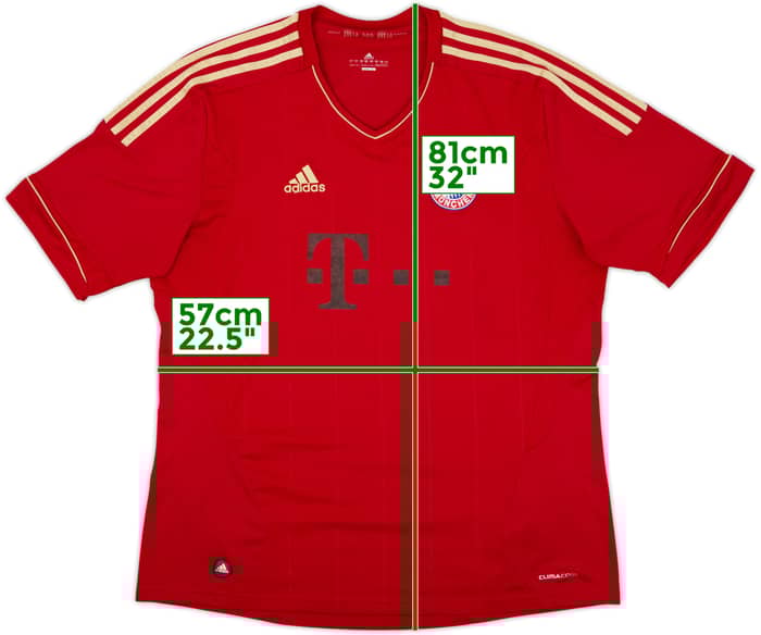 2011-13 Bayern Munich Home Shirt - 4/10 - (XL)