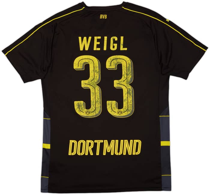 2016-17 Borussia Dortmund Away Shirt Weigl #33 - 4/10 - (M)