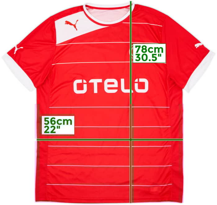 2012-13 Fortuna Dusseldorf Home Shirt - 7/10 - (XXL)