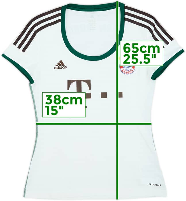 2013-14 Bayern Munich Away Shirt - 8/10 - (Women's S)