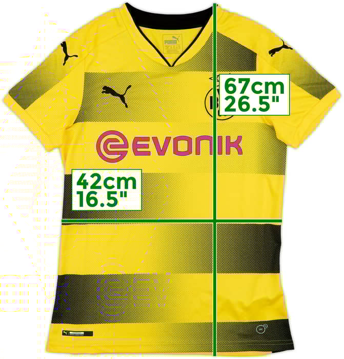 2017-18 Borussia Dortmund Home Shirt - 8/10 - (Women's M)