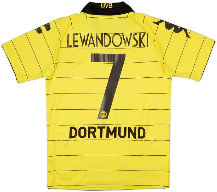 2010-11 Borussia Dortmund Home Shirt Lewandowski #7 - 6/10 - (XL.Boys)
