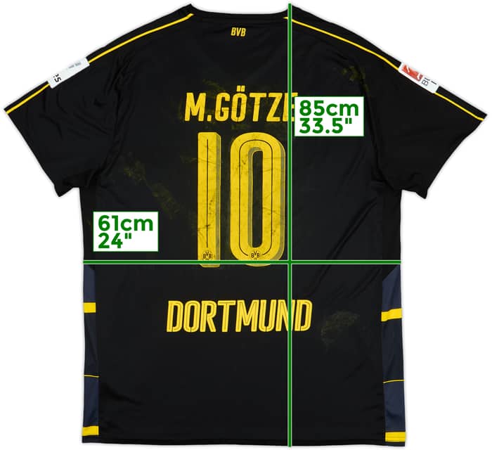 2016-17 Borussia Dortmund Away Shirt M.Gotze #10 - 4/10 - (XXL)