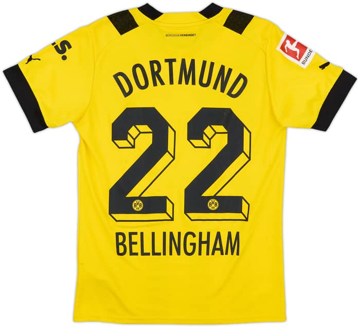 2022-23 Dortmund Home Shirt Bellingham #22 - 5/10 - (S)