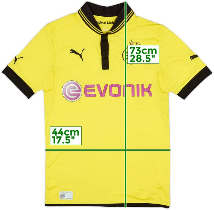 2012-13 Borussia Dortmund Home Shirt - 7/10 - (M)