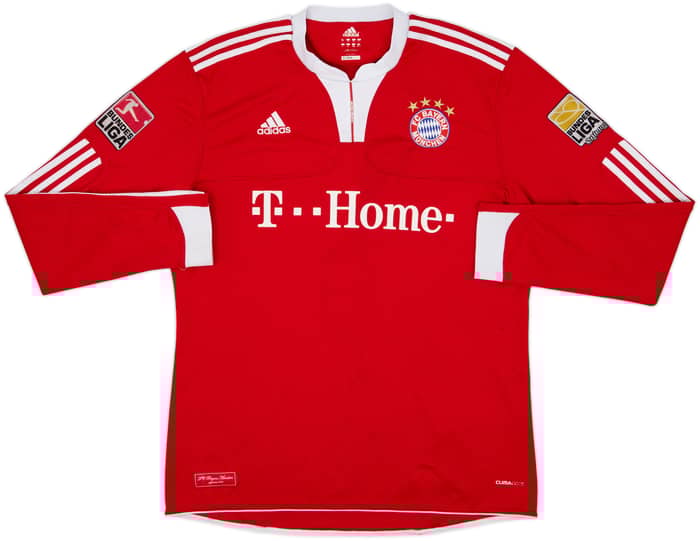 2009-10 Bayern Munich Home L/S Shirt Lahm #21 - 6/10 - (XL)