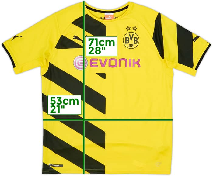 2014-15 Borussia Dortmund Home Shirt - 6/10 - (XL.Boys)