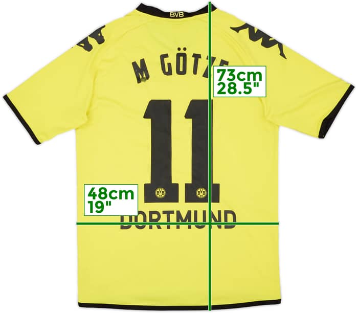 2011-12 Borussia Dortmund European Home Shirt M. Gotze #11 - 5/10 - (S)