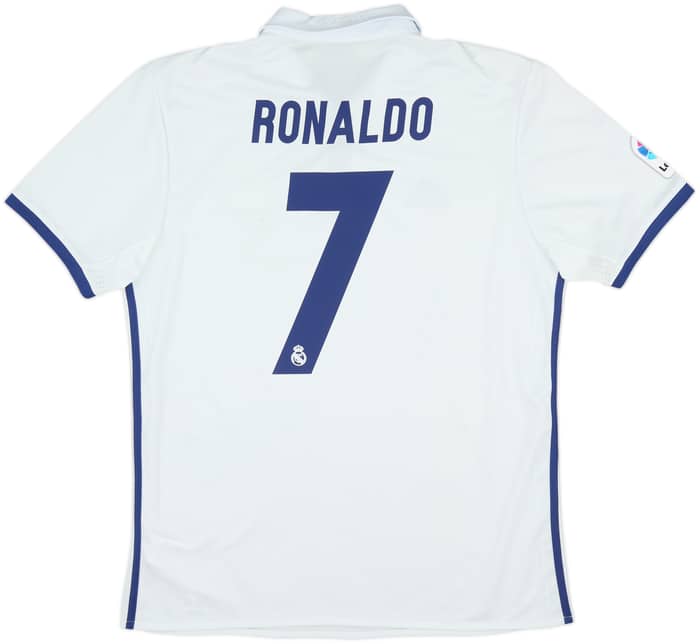 2016-17 Real Madrid Home Shirt Ronaldo #7 - 6/10 - (L)