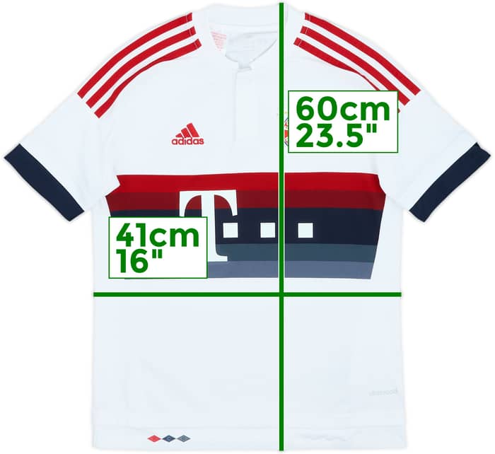 2015-16 Bayern Munich Away Shirt - 8/10 - (M.Boys)