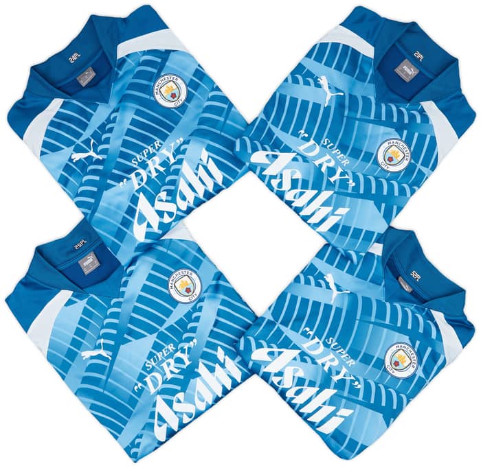 2023-24 Manchester City Player Issue Pre-Match Sweat Top # - 9/10
