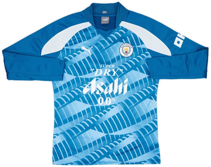 2023-24 Manchester City Player Issue Pre-Match Sweat Top # - 9/10