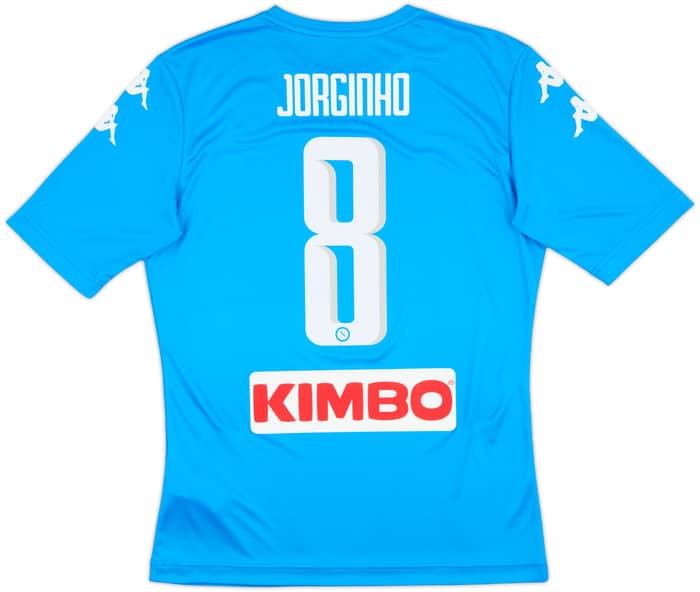 2016-17 Napoli Home Shirt Jorginho #8 - 10/10 - (M)