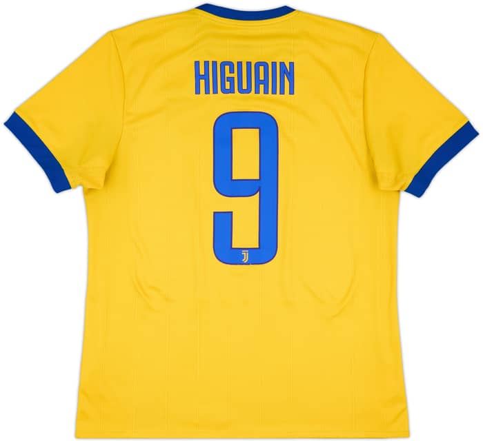 2017-18 Juventus Away Shirt Higuain #9 - 6/10 - (L)
