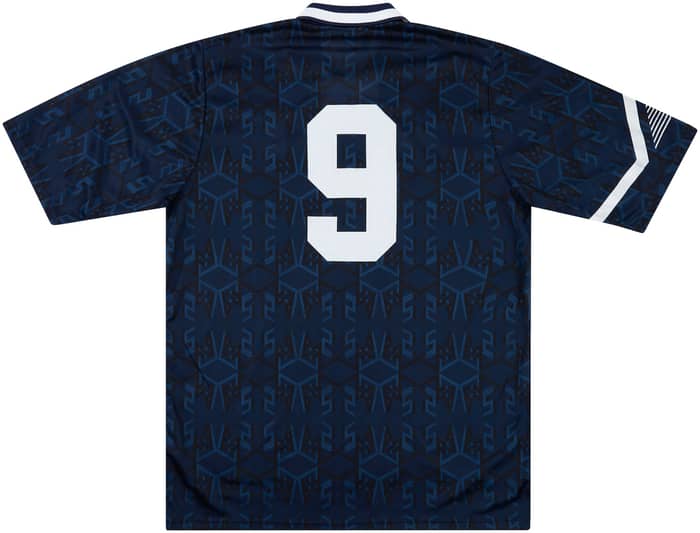 1992-93 Scotland Match Issue Signed Home Shirt #9 (McCoist)