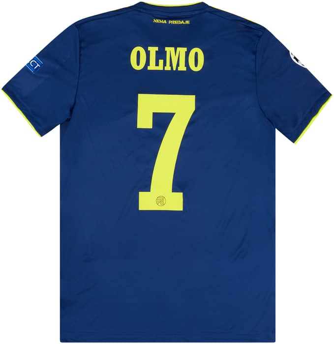 2019-20 Dinamo Zagreb Match Issue Champions League Third Shirt Olmo #7 (v Man City)