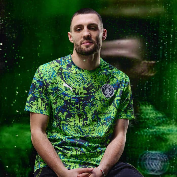 2025-26 Manchester City Puma Pre-Match Shirt