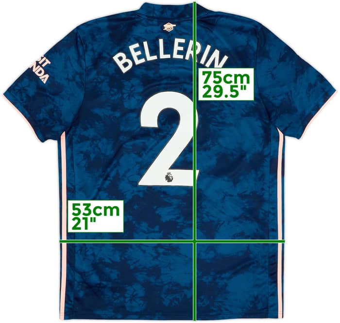 2020-21 Arsenal Third Shirt Bellerin #2 - 9/10 - (L)