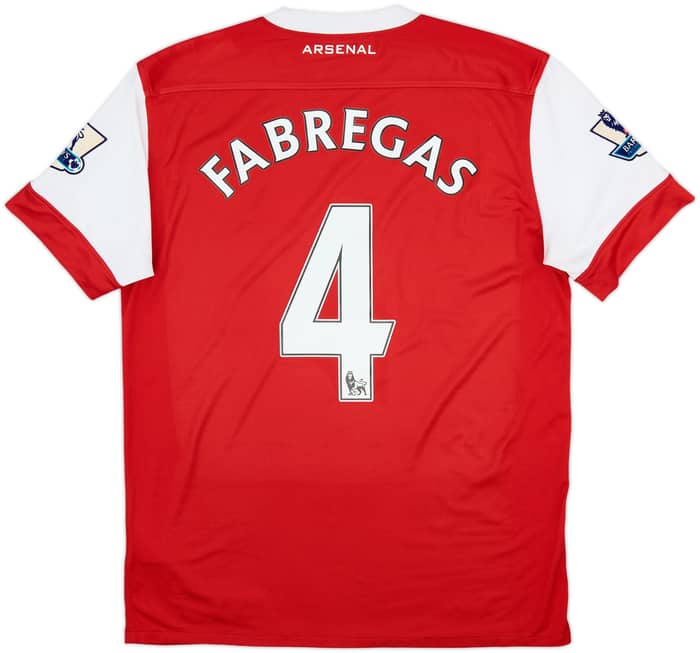 2010-11 Arsenal Home Shirt Fabregas #4 - 7/10 - (M)