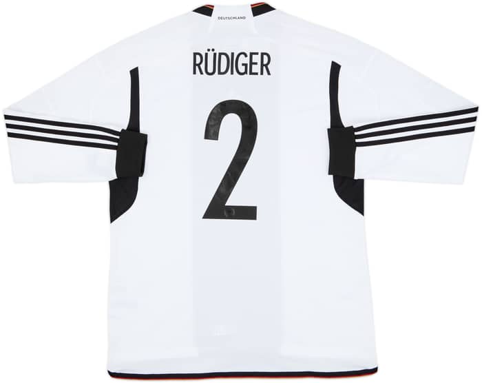 2022-23 Germany Home L/S Shirt Rudiger #2 (L)