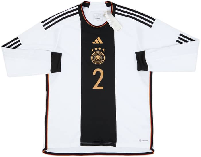 2022-23 Germany Home L/S Shirt Rudiger #2 (L)