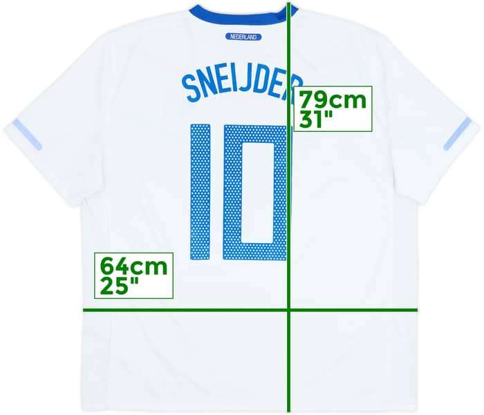 2010-11 Netherlands Away Shirt Sneijder #10 - 6/10 - (XXL)