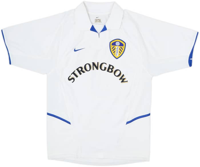 2002-03 Leeds United Home Shirt Radebe #5 - 8/10 - (S)
