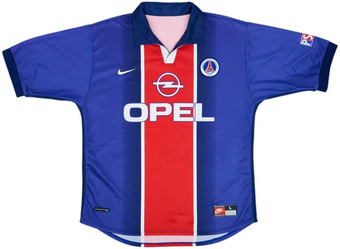 1998-99 Paris Saint-Germain Home Shirt Okocha #10 - 8/10 - (L)