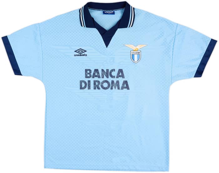 1995-96 Lazio Home Shirt Nesta #13 - 7/10 - (M)