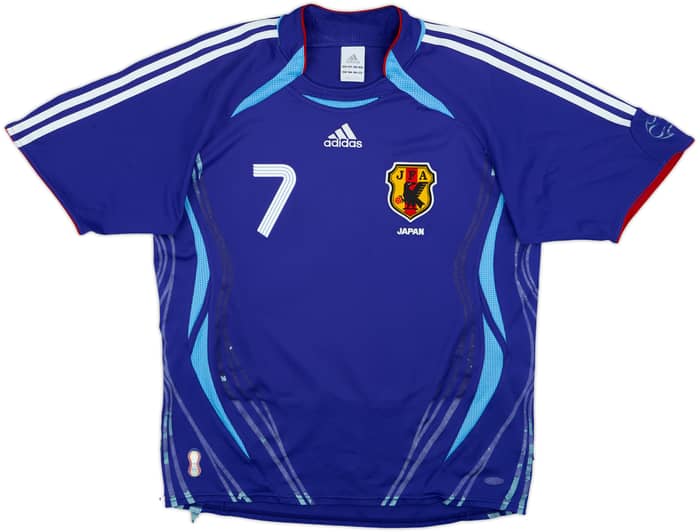 2006-08 Japan Home Shirt Nakata #7 - 5/10 - (M)