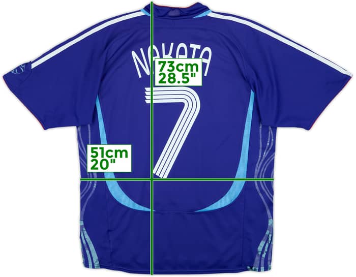 2006-08 Japan Home Shirt Nakata #7 - 5/10 - (M)