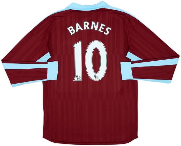 2016-17 Burnley Home L/S Shirt Barnes #10 - 8/10 - (L)