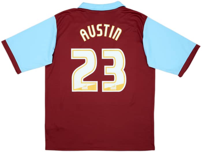 2011-12 Burnley Home Shirt Austin #23 - 7/10 - (XL)