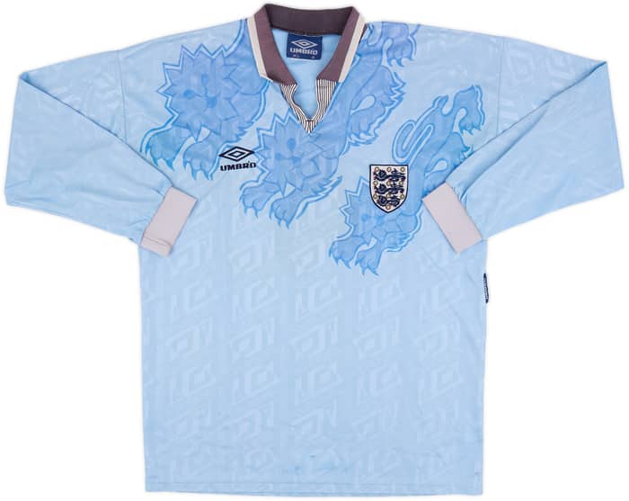 1992-93 England Third L/S Shirt #4 - 4/10 - (XL)