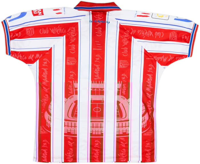 1996-97 Atletico Madrid Home Shirt - 8/10 - (S)