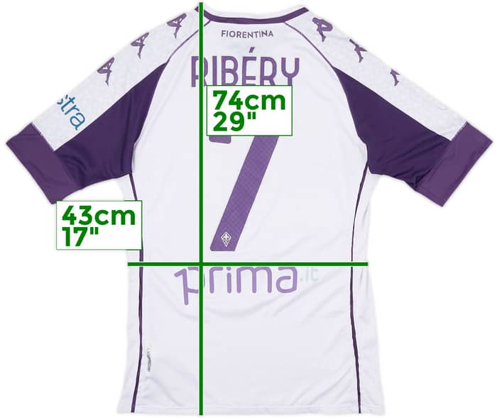 2020-21 Fiorentina Authentic Away Shirt Ribery #7 - 5/10 - (L)