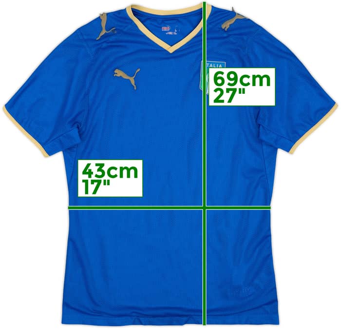 2007-08 Italy Home Shirt - 4/10 - (S)