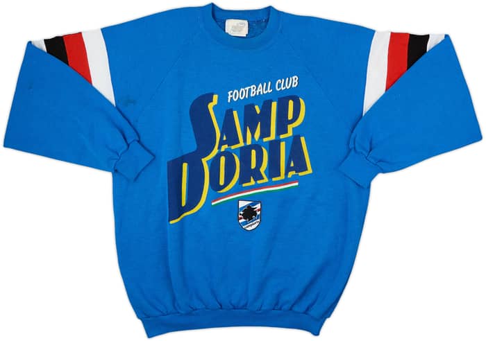 1990-91 Sampdoria Le Felpe Dei Grandi Club Sweat Top - 8/10 - (L)